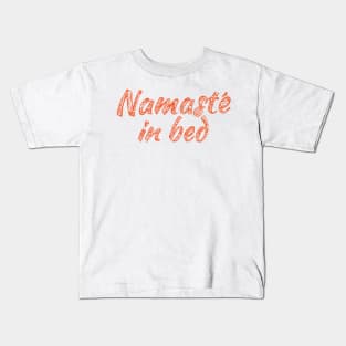 namaste_orange Kids T-Shirt